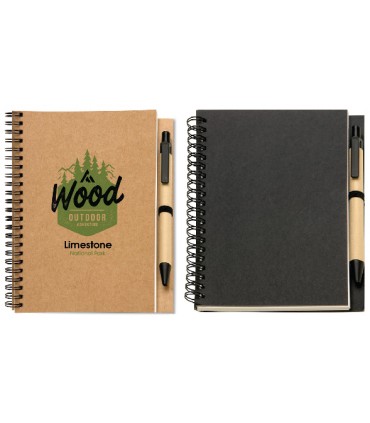 BLOC NOTES PAPIER RECYCLÉ 180 x 130 mm - KC7012