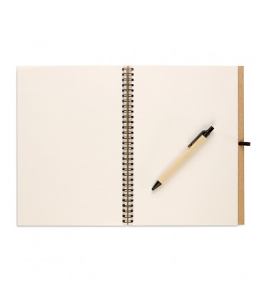 BLOC NOTES PAPIER RECYCLÉ FORMAT A5 - KC7013