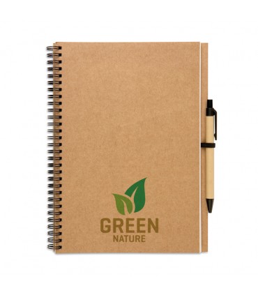 BLOC NOTES PAPIER RECYCLÉ FORMAT A5 - KC7013
