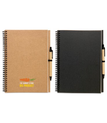 BLOC NOTES PAPIER RECYCLÉ FORMAT A5 - KC7013
