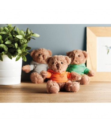 OURSON JOHNNY AVEC TEE-SHIRT PERSONNALISE - MO7375