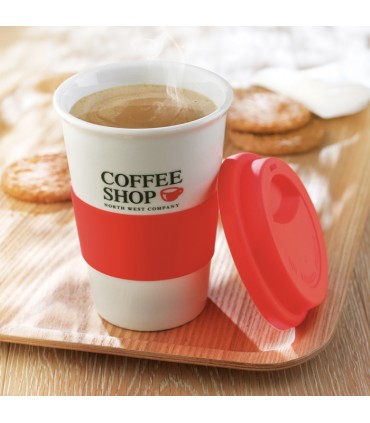 MUG CERAMIQUE 'BOCK' AVEC SILICONE TRIBECA 400ml - MO7683