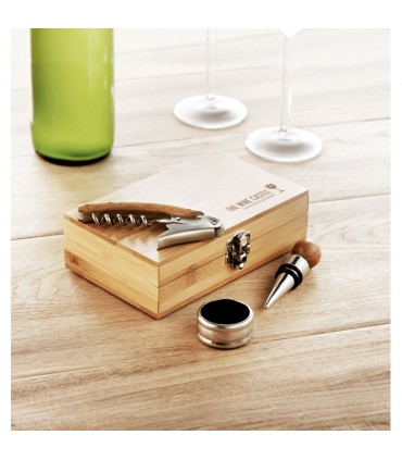 COFFRET DE SOMMELIER BAMBOU - MO8147