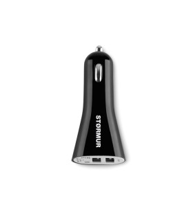 CHARGEUR DE VOITURE DOUBLE USB-A LANCE - MO8157