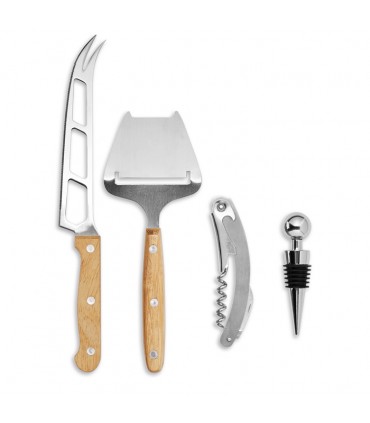 SET A FROMAGE ET VIN EN BAMBOU - MO8416