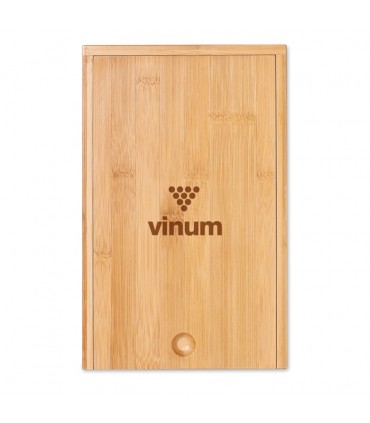 SET A FROMAGE ET VIN EN BAMBOU - MO8416