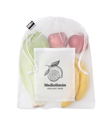 Sac à provisions en filet RPET