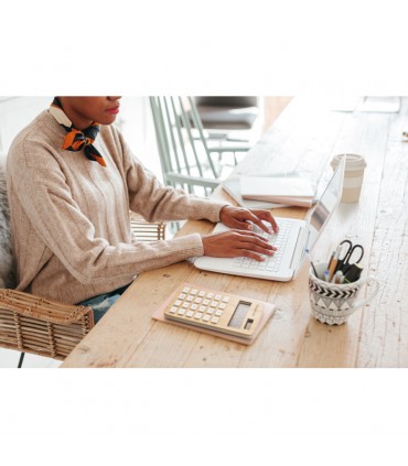 CALCULATRICE AVEC ETUI EN BAMBOU - MO6215