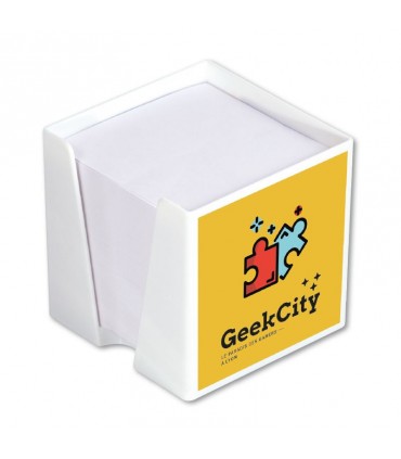 Support bloc papier cube