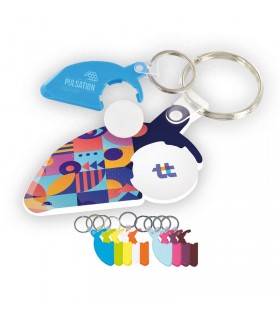 Porte-clés jeton gratte-jeux