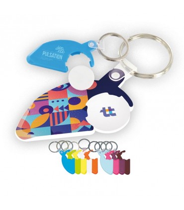 Porte-clés jeton gratte-jeux