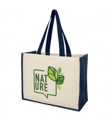 Sac fourre-tout en toile et jute