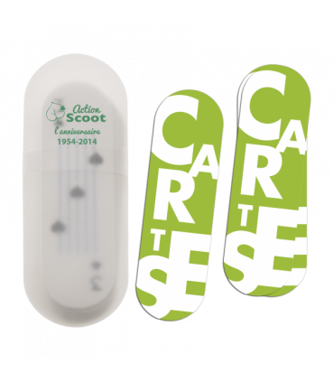 JEU DE 54 CARTES EN BOITE PLASTIQUE - JS015