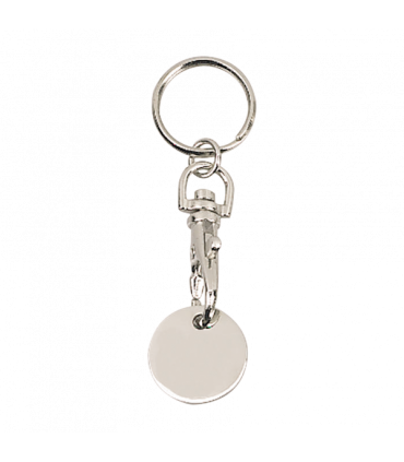 PORTE CLEFS JETON CADDIE METAL  - K195N