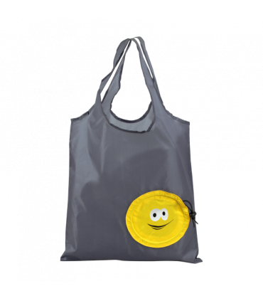Sac shopping pliable fantaisie "SMILE"