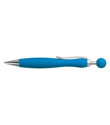 STYLO BILLE BOULE ASPECT GOMME - e1006