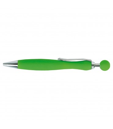 STYLO BILLE BOULE ASPECT GOMME - e1006