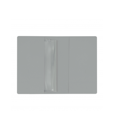 Porte-carte grise PVC mat