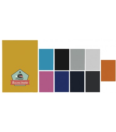 Porte-carte grise PVC mat