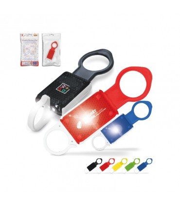 PORTE-BOUTEILLE AVEC CROCHET ET LAMPES DE SECURITE - LO2253