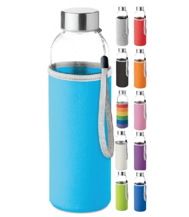 BOUTEILLE EN VERRE ET NEOPRENE 500ml - MO9358