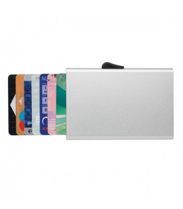PORTE CARTES EN ALUMINIUM ANTI RFID C-Secure - P820.491