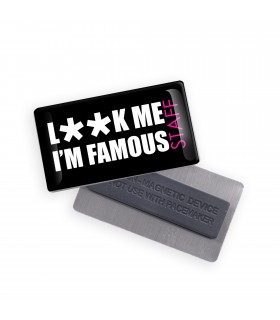 Badge aimant rectangulaire - EXPRESS
