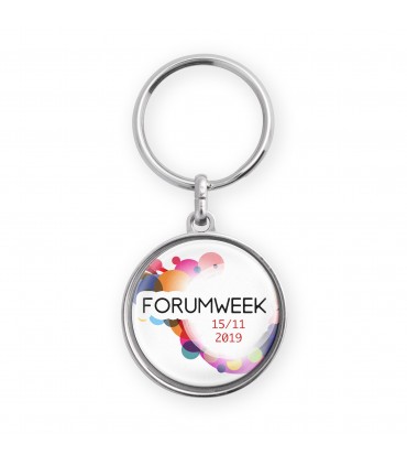 Porte-clés rond Zamac - EXPRESS