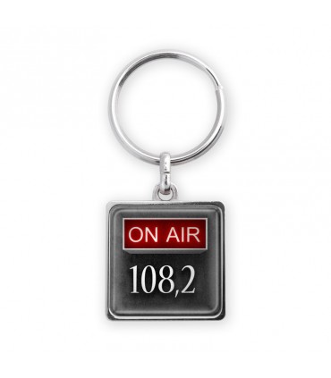 Porte-clés carré Zamac - EXPRESS