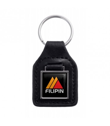 EXPRESS- PORTE CLES SIMILICUIR CARRE - RUKC11