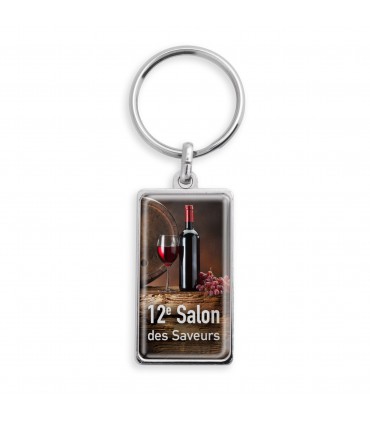 EXPRESS - PORTE CLE ZAMAC RECTANGLE