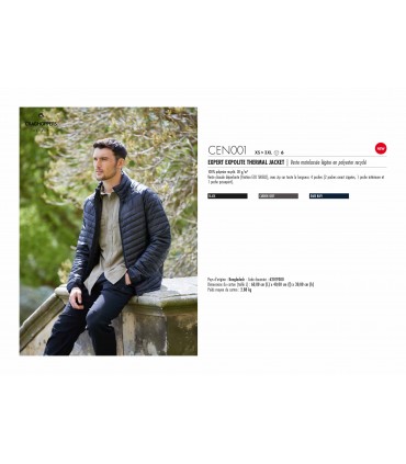 VESTE MATELASSEE LEGERE RECYCLE - CEN001