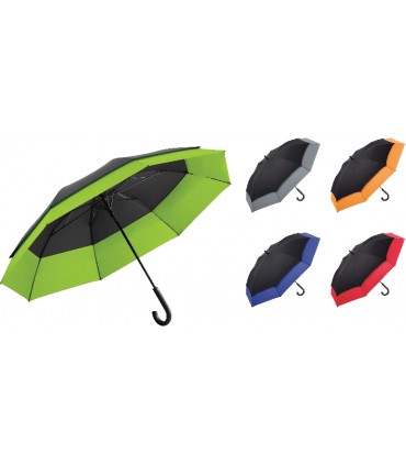 PARAPLUIE GOLF AUTOMATIQUE DOUBLE TOILE 130cm - 7709