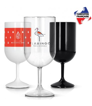 Verres à vin Ballon en Tritan plastique réutilisables 65 Cl