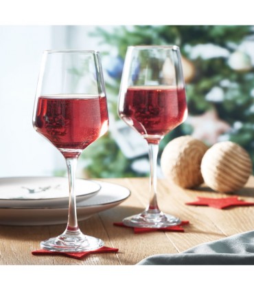 ENSEMBLE DE 2 VERRES A VIN - MO6643