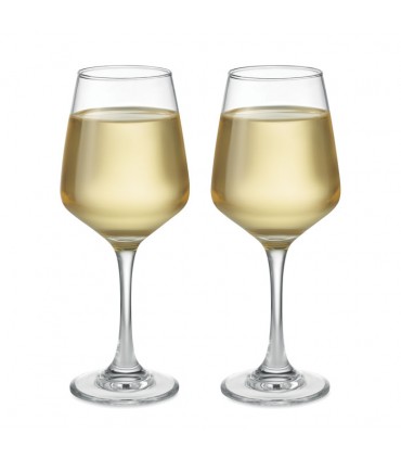 ENSEMBLE DE 2 VERRES A VIN - MO6643
