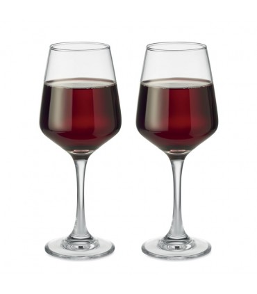ENSEMBLE DE 2 VERRES A VIN - MO6643