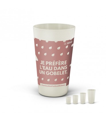 GOBELET REUTILISABLE EN BIOCOMPOSITE 60cl RAS BORD - PICUP60-BIO