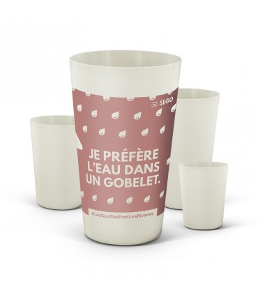 GOBELET REUTILISABLE EN BIOCOMPOSITE 60cl RAS BORD - PICUP60-BIO