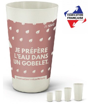 GOBELET REUTILISABLE EN BIOCOMPOSITE 60cl RAS BORD - PICUP60-BIO