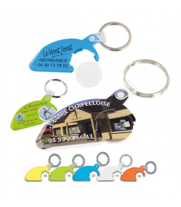 Porte-clés jeton gratte-jeux