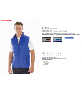 BODYWARMER MATELASSE THERMOQUILT - RS239