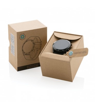 MONTRE CONNECTEE RONDE EN TPU RECYCLE RCS - P330.831