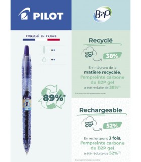 ROLLERS ENCRE EN GEL PILOT® - B2P GEL