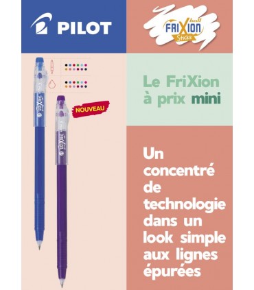 STYLO ENCRE GEL THERMOSENSIBLE PILOT® - FRIXION STICKS