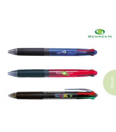 STYLO 4 COULEURS RECYCLE PILOT® - FEED.GP4 BEGREEN