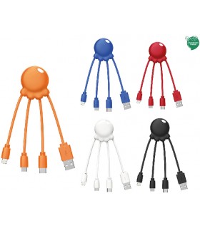 CABLE DE CHARGE MULTI-CONNECTEURS - OCTOPUS ECO