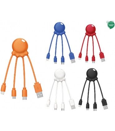 CABLE DE CHARGE MULTI-CONNECTEURS - OCTOPUS ECO