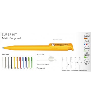 STYLO A BILLE RECYCLE SENATOR® - SUPER HIT MATT 3304