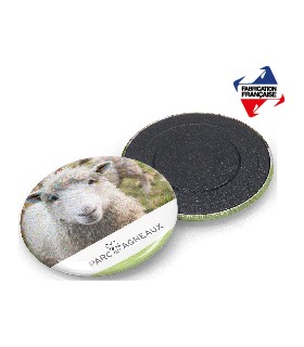 MAGNET BOUTON ROND - MADE IN FRANCE - BADBMR-MIF